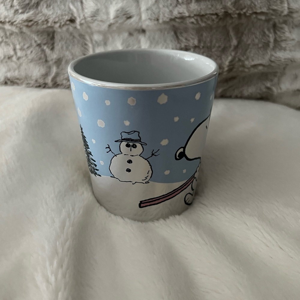 Snoopy Woodstock Skiing Mug - Picture 5 of 7